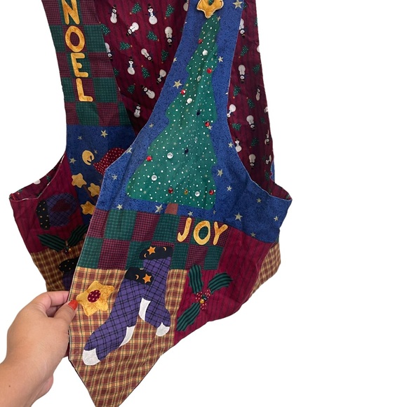 Women's reversible Christmas UGLY Holiday Vest Size M/L - Picture 6 of 11